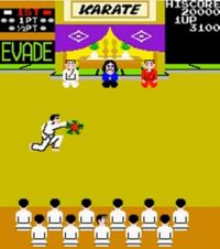 une photo d'Ã©cran de Karate Champ sur Arcade